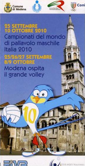 Modena 2010 - Campionati del mondo di pallavolo maschile
