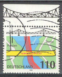 10653 - 1998 - Ponte di Glienicke tra Postsdam e Berlino - usato