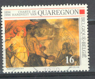 10662 - 1994 - Cinquantennario Carta di Quaregnon - usato