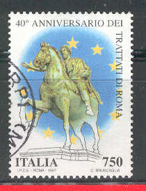 40318 - 1997 - trattati di Roma L.750 - usato