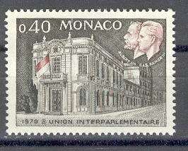 12578 - Monaco - serie completa nuova: Congresso dell Unione Interparlamentare