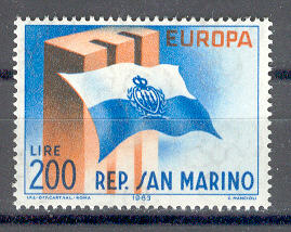 12675 - San Marino - serie completa nuova: Europa CEPT 1963