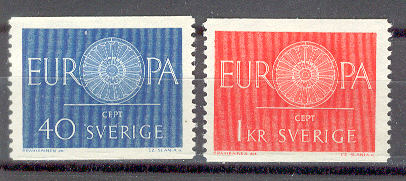 13137 - Svezia - serie completa nuova: Europa CEPT 1960