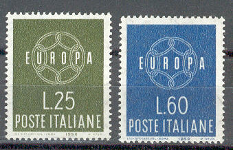 13139 - Italia - serie completa nuova: Europa CEPT 1959