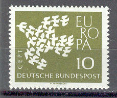 13397 - Germania Occidentale - Europa CEPT 1961 - valore da 10 cent