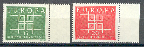 13431 - Germania Occidentale - serie completa nuova: Europa CEPT 1963
