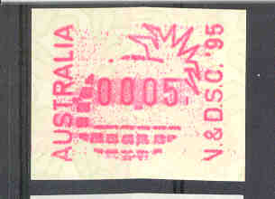 1361 - Australia V.&D.S.O. 95 - ATM Frama nuovo - Ananas