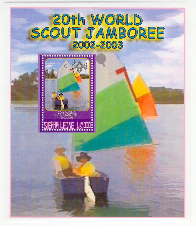 13691 - Sierra Leone - foglietto nuovo: 20 World scout Jamboree in Thailandia
