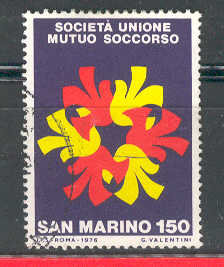 14289 - 1976 San Marino L.150 - Mutuo soccorso - usato