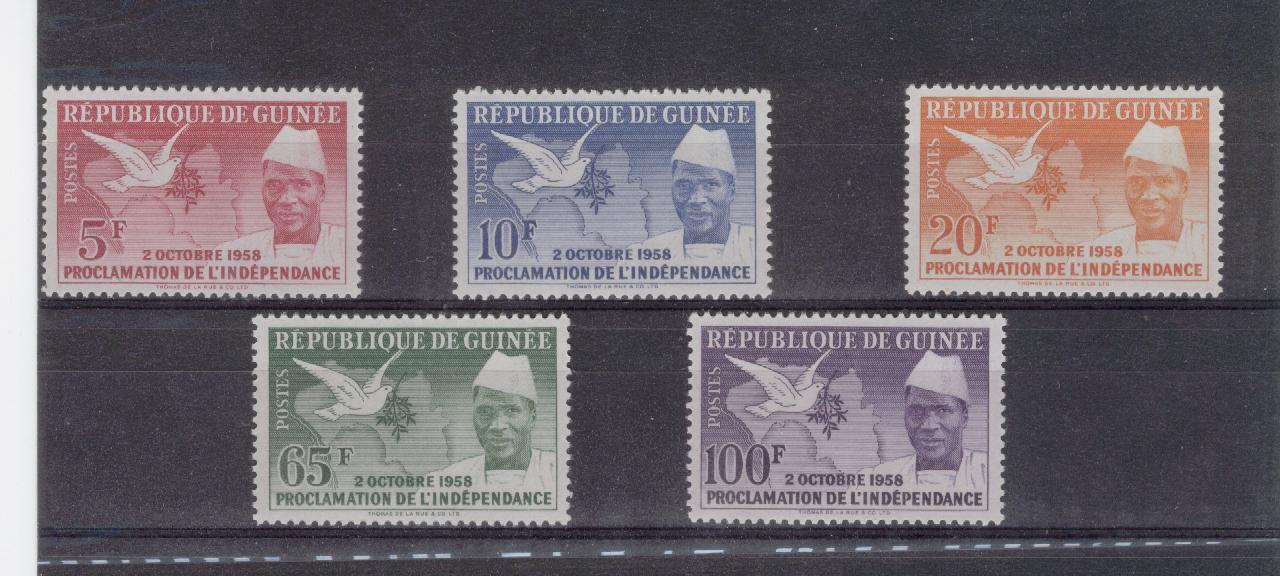 14922 - Guinea - serie completanuova: Proclamazione dell indipendenza