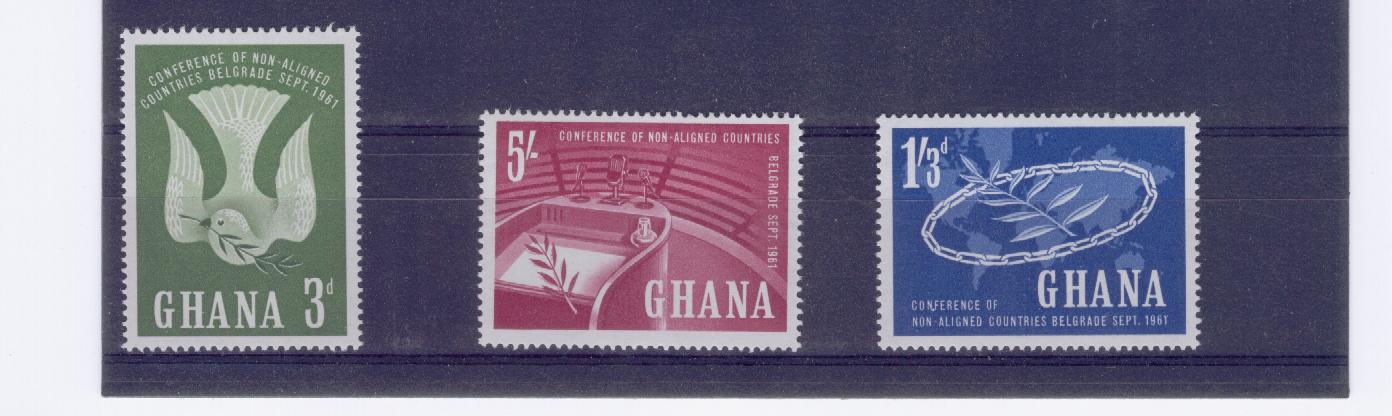 14927 - Ghana - serie completa nuova: Conferenza dei paesi non allineati
