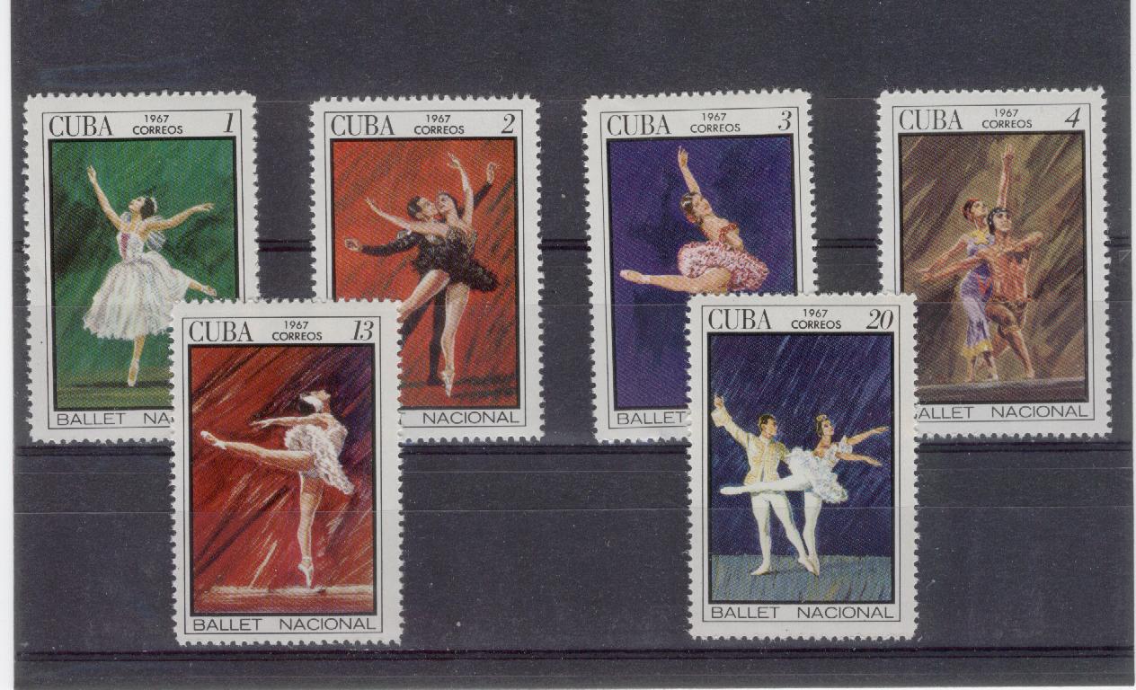14950 - Cuba - serie completa nuova: Balletto nazionale