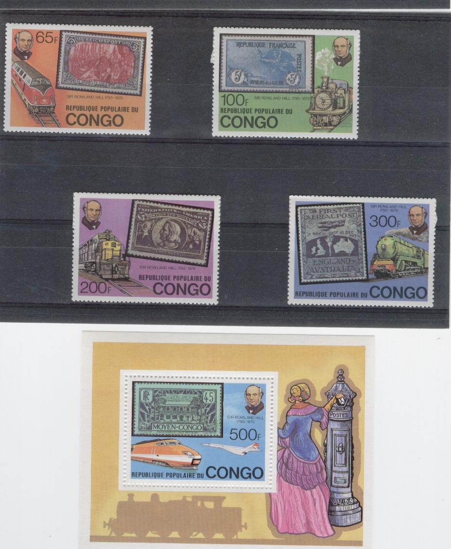 14956 - Congo - serie completa nuova: Sir Rowland Hill