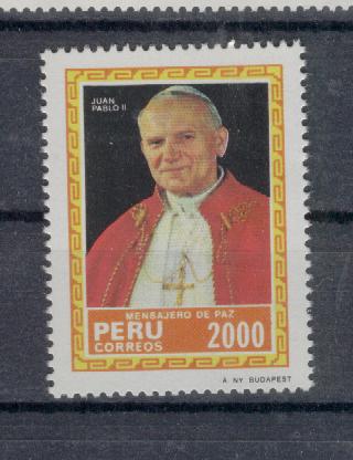 15073 - Peru - serie completa nuova: Dedicato a Giovanni Paolo II