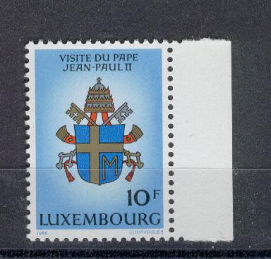 15082 - Lussemburgo - serie completa nuova: Viaggio di Papa Giovanni Paolo II 1985