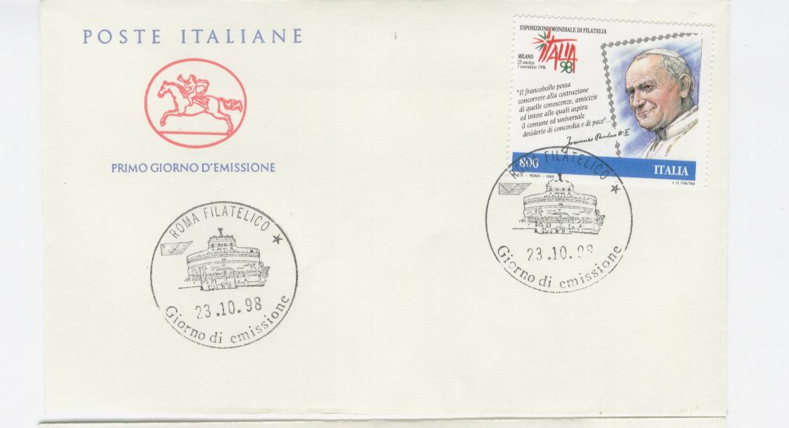 16538 - Italia - busta fdc con serie completa: Giornata del collezionismo