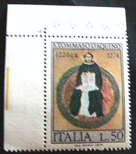 17490 - 1974 - 7 Cent.rio della morte di San Tommaso d Aquino. Unif.n.1273 **