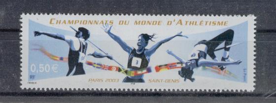 17886 - Francia - serie completa nuova: campionati del mondo di Atletica