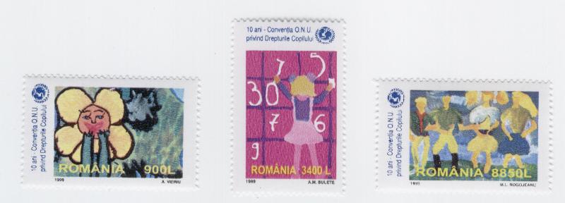18036 - Romania  - serie completa nuova: conferenza ONU sui bambini