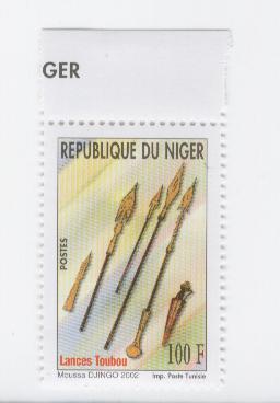 18151 - Niger - serie completa nuova: armi tradizionali