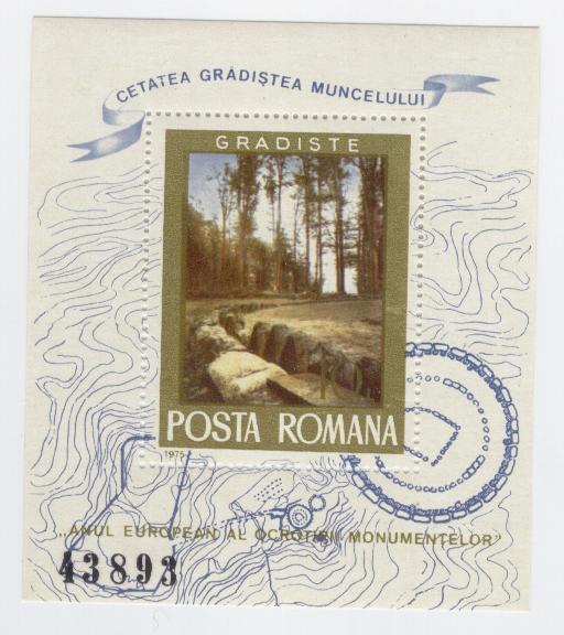 18176 - Romania - foglietto nuovo: Anno europeo della protezione dei monumenti
