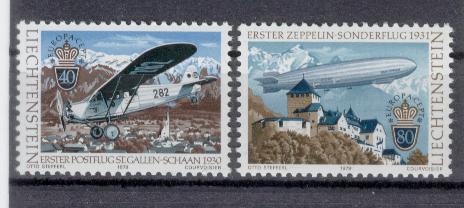 18289 - Liechtenstein  - serie completa nuova: Europa 1979 - storia postale