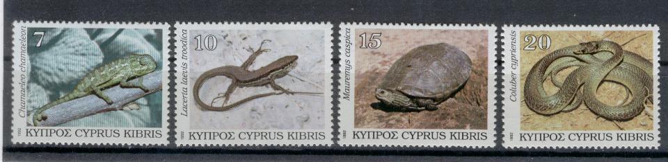 18502 - Cipro - serie completa nuova: Rettili di Cipro