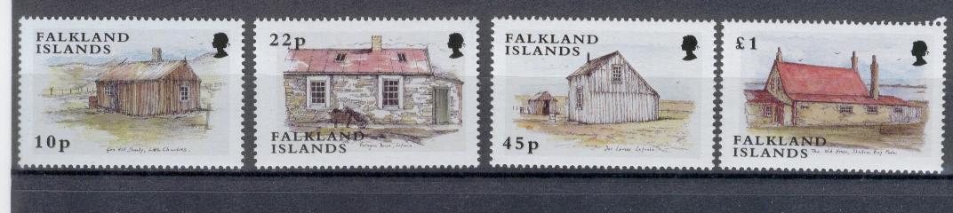 18674 - Falkland - serie completa nuova: Abitazioni tradizionali