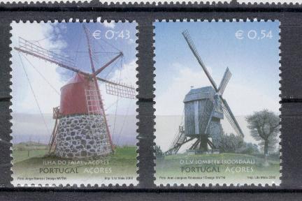19300 - Portogallo - serie completa nuova: Mulini a vento