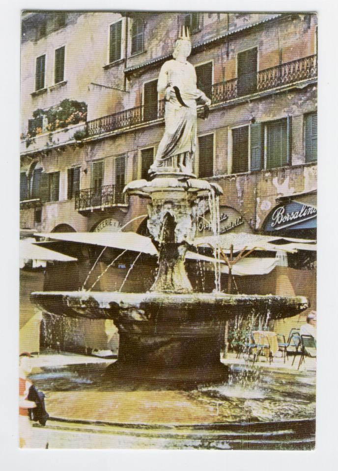 19565 - Italia - cartolina maximum: Fontana Madonna Verona di Verona