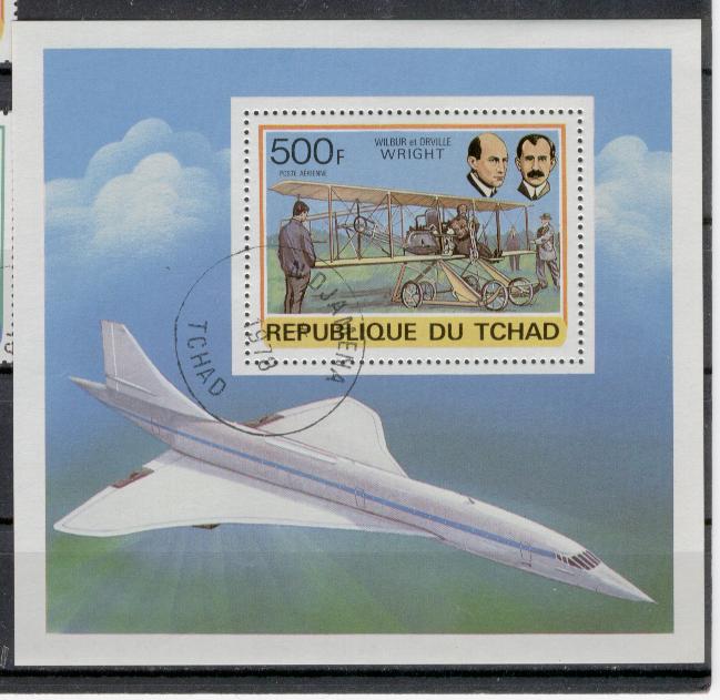 20147 - Niger - foglietto usato: Concorde