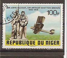 20530 - Niger - fracobollo usato: pionieri del volo