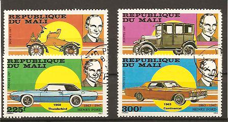 26785 - Mali - serie completa usata: automobili d epoca
