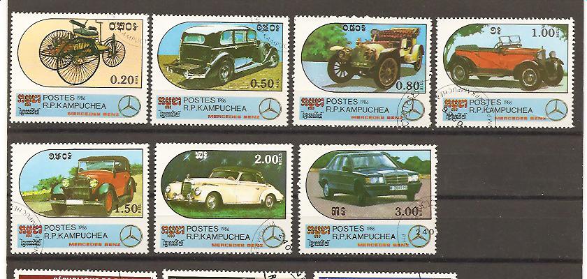 27369 - Cambogia - serie completa usata: Storia della Mercedes