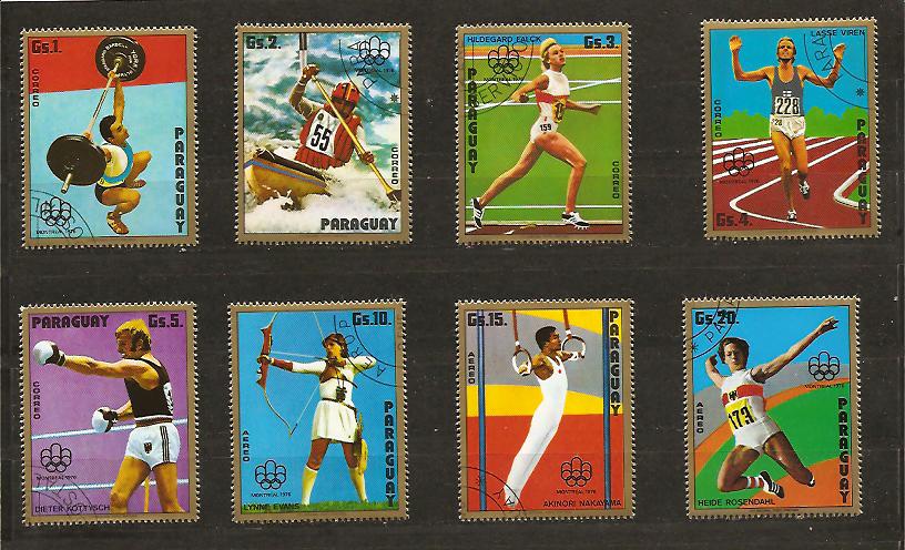 22195 - Paraguay - serie completa usata: Giochi Olimpici di Montreal 1976