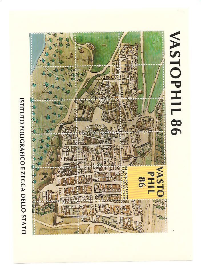 22478 - Italia - foglietto erinnofilo nuovo: Vastophil 1986