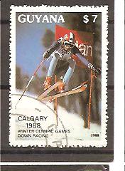 22946 - Guyana - serie completa usata: Olimpiadi di Calgary 1988