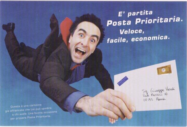 23705 - 1999 C.P. L.1200/Eur.0.62 - cartolina prioritaria nuova**
