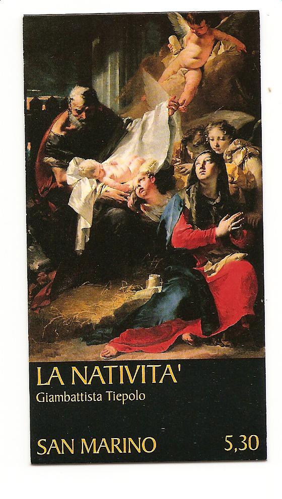 24398 - San Marino - libretto nuovo: Natale 2006 - La Nativit di G. Tiepolo