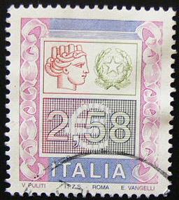 24650 - 2002 - Alto valore. Italia Turrita e cifra. Unif. n.2624  us.
