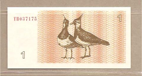 25176 - Lituania - banconota non circolata da 1 Lita - 1992 -