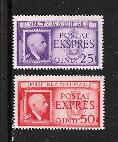 25981 - ALBANIA - TERRITORI ANNESSI E OCCUPATI - 1940: Espressi, 2 valori da 25 e 50 Qind - nuovi S.T.L. - in ottime condizioni.