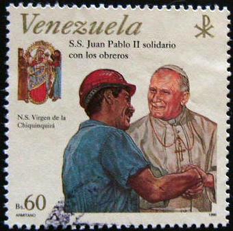 26471 - 1996 - Visita del Papa Giovanni Paolo II agli operai. Us.
