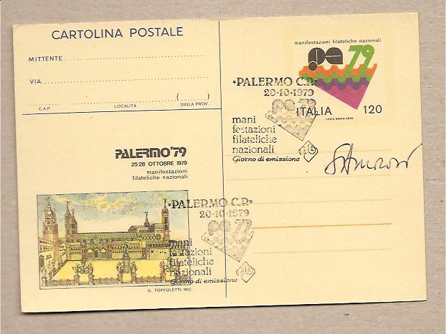 26653 - Italia - cartolina postale Palermo 79 con annullo speciale
