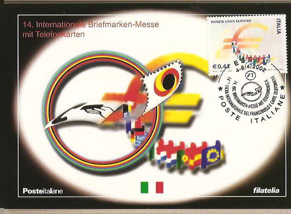 27556 - Italia - cartolina commemorativa di: Essen 2002 World Philatelic Exhibition - 2002 -