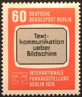 27700 - Berlino - 1979 - Esposizione internazionale di radiotelevisione. M. n.600  **