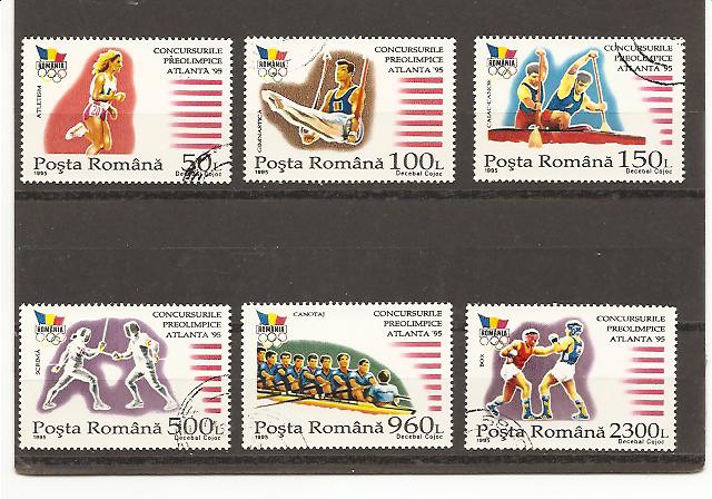 28344 - Romania - serie completa usata: Olimpiadi di Atlanta 1996