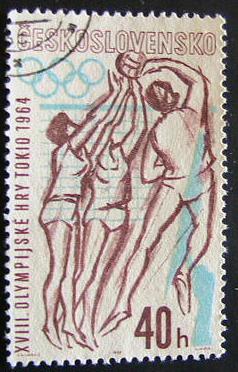 28351 - Cecoslovacchia - 1963 - Giochi olimpici di Tokyo. Yv. n.1301  us.