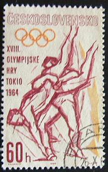 28354 - Cecoslovacchia - 1963 - Giochi olimpici di Tokyo. Yv. n.1302  us.