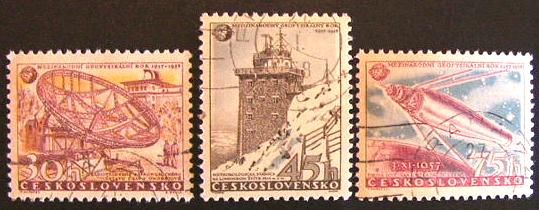 28402 - 1957 - Anno geofisico internazionale. Yv.939/941  us.